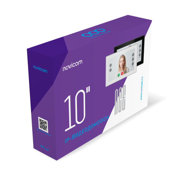 ACE 10 IP BLACK - IP видеодомофон с сенсорным дисплеем 10.1