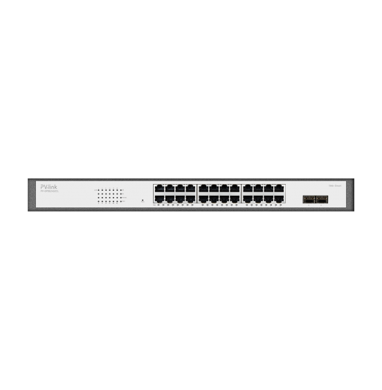 PV-GPOE24S2CL - Web-Smart, 24xPoE 1 Гбит/с, 2xUplink SFP 1 Гбит/с, бюджет PoE 370 Вт, ver. 2135