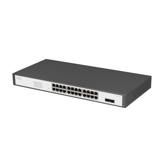 PV-GPOE24S2CL - Web-Smart, 24xPoE 1 Гбит/с, 2xUplink SFP 1 Гбит/с, бюджет PoE 370 Вт, ver. 2135