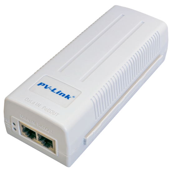 PV-POE01GB - инжектор PoE с базовой скоростью передачи данных 1000 Мбит/с, ver. 230