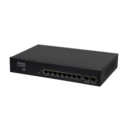 PV-GPOE08G2CL - PoE коммутатор 100/1000, Web-Smart, облачный сервис, 8xPoE, 2xUplink, PoE 120 Вт, ver. 2212