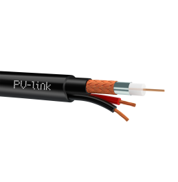 ККСВ-3 PE - комбинированный кабель для передачи видеосигнала и питания для внешнего монтажа, ver. 2105