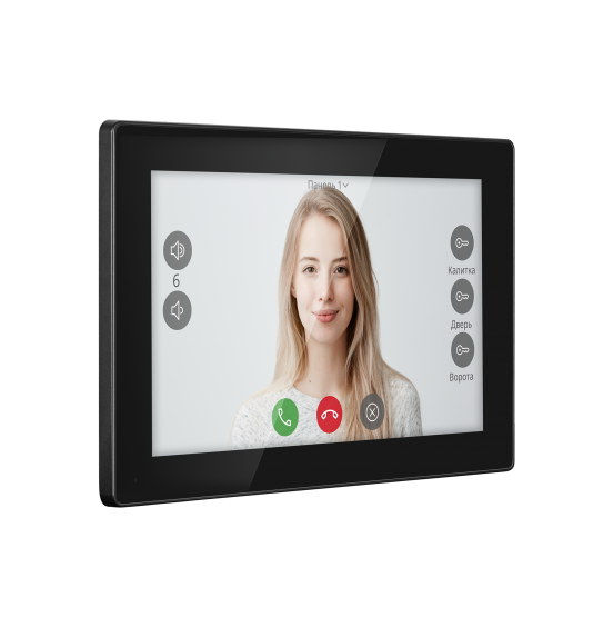 ACE 10 IP KIT BLACK - комплект из IP-видеодомофона, IP-вызывной панели и PoE-коммутатора, ver. 4649