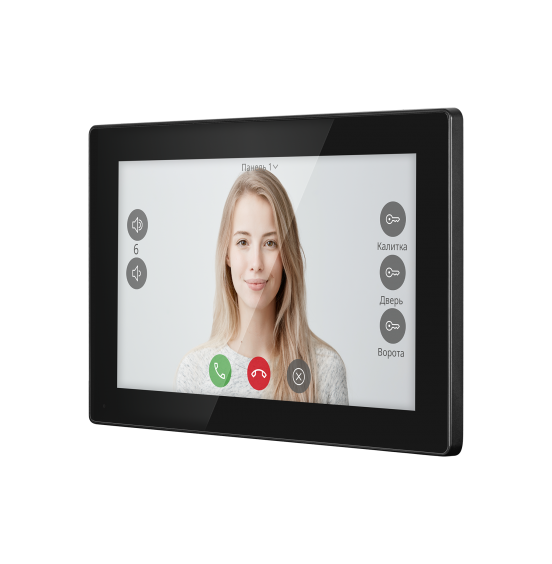 ACE 10 IP KIT BLACK - комплект из IP-видеодомофона, IP-вызывной панели и PoE-коммутатора, ver. 4649