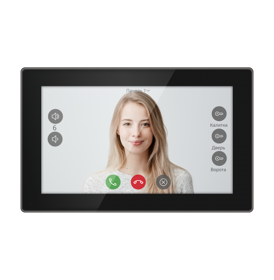 ACE 10 IP KIT BLACK - комплект из IP-видеодомофона, IP-вызывной панели и PoE-коммутатора, ver. 4649