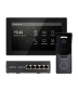 ACE 10 IP KIT BLACK - комплект из IP-видеодомофона, IP-вызывной панели и PoE-коммутатора, ver. 4649