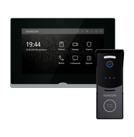 IMPULSE 7 IP WIFI KIT BLACK - комплект из IP-видеодомофона и IP-вызывной панели, ver. 4648