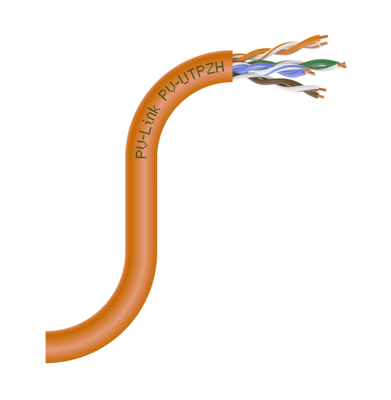 PV-UTPZH - Кабель UTP, Cat5e, 4х2х0,51, LSZH, ver. 4876