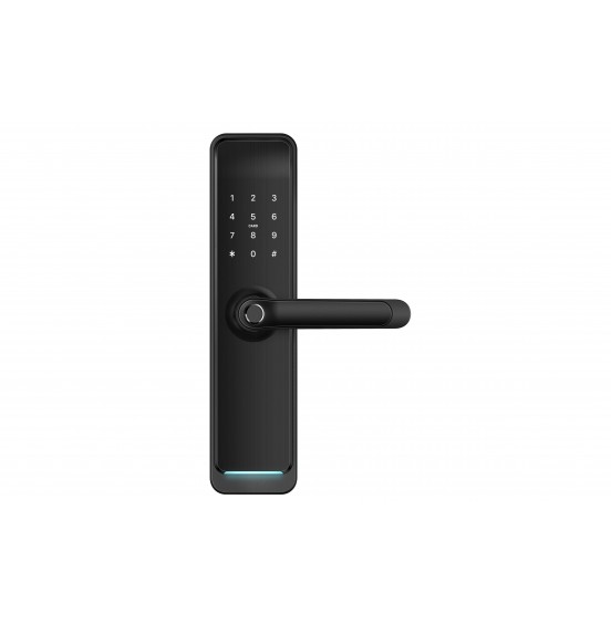 Комплект Smart Fast BLACK с врезной частью 45/85 (240x22) - умный замок для отелей и офисов, ver. 4973 Комплект Smart Fast BLACK с врезной частью 45/85 (240x22) - умный замок для отелей и офисов, ver. 4973