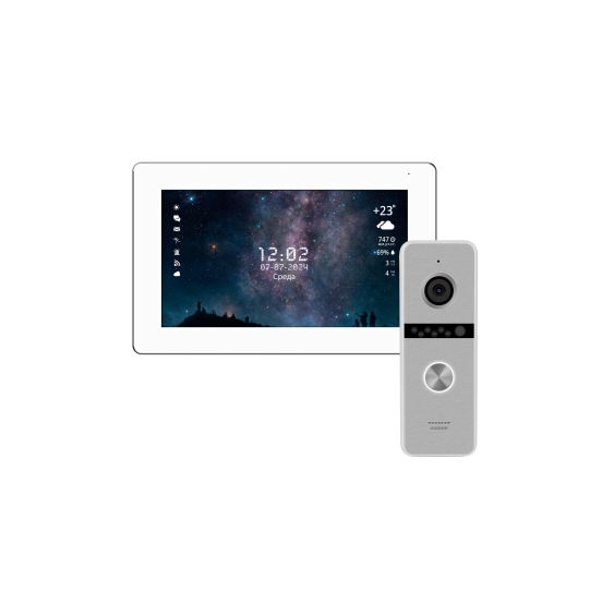 FREEDOM 7 FHD WIFI KIT - комплект из Full HD WIFI видеодомофона с сенсорным дисплеем 7