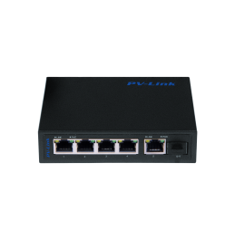 PV-POE04G1S1 - 6 портовый коммутатор с 4 портами PoE 10/100 Мбит/с, 1 портом 100/1000 Мбит/с, 1 SFP портом 1000 Мбит/с, ver. 2068