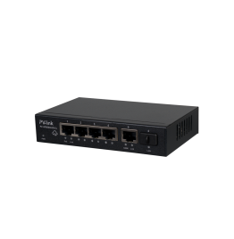 PV-GPOE04G1S1CL - PoE коммутатор 100/1000, Web-Smart, облачный сервис, 4xPoE, 2xUplink, PoE 60 Вт, ver. 2211