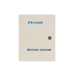 PV-DC10A+ - блок бесперебойного питания DC 12-14,5 В, 10 А, 18 индивидуальных выходов с предохранителями, стабилизированный, ver. 2035