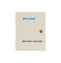 PV-DC10A+ - блок бесперебойного питания DC 12-14,5 В, 10 А, 18 индивидуальных выходов с предохранителями, стабилизированный, ver. 2035