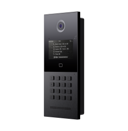 GATE 4F XRK IP BLACK - Многоабонентская IP вызывная панель с дисплеем и СКУД, ver. 4534