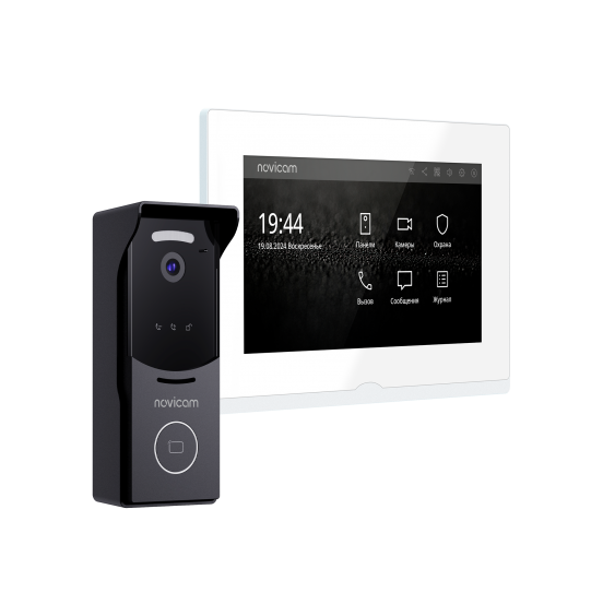 IMPULSE 7 IP WIFI KIT WHITE - комплект из IP-видеодомофона и IP-вызывной панели, ver. 4647