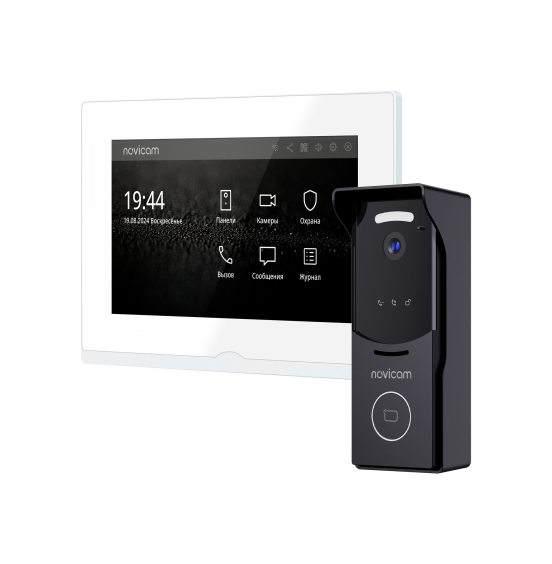 IMPULSE 7 IP WIFI KIT WHITE - комплект из IP-видеодомофона и IP-вызывной панели, ver. 4647