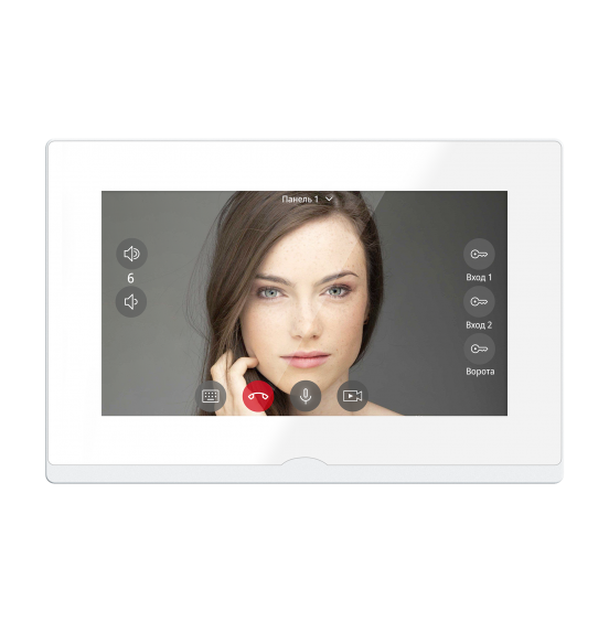 IMPULSE 7 IP WIFI KIT WHITE - комплект из IP-видеодомофона и IP-вызывной панели, ver. 4647