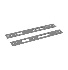 Комплект планок 250x30 мм для врезного замка 6085 - Комплект планок 250x30 мм для врезного замка 6085, ver. 0250L